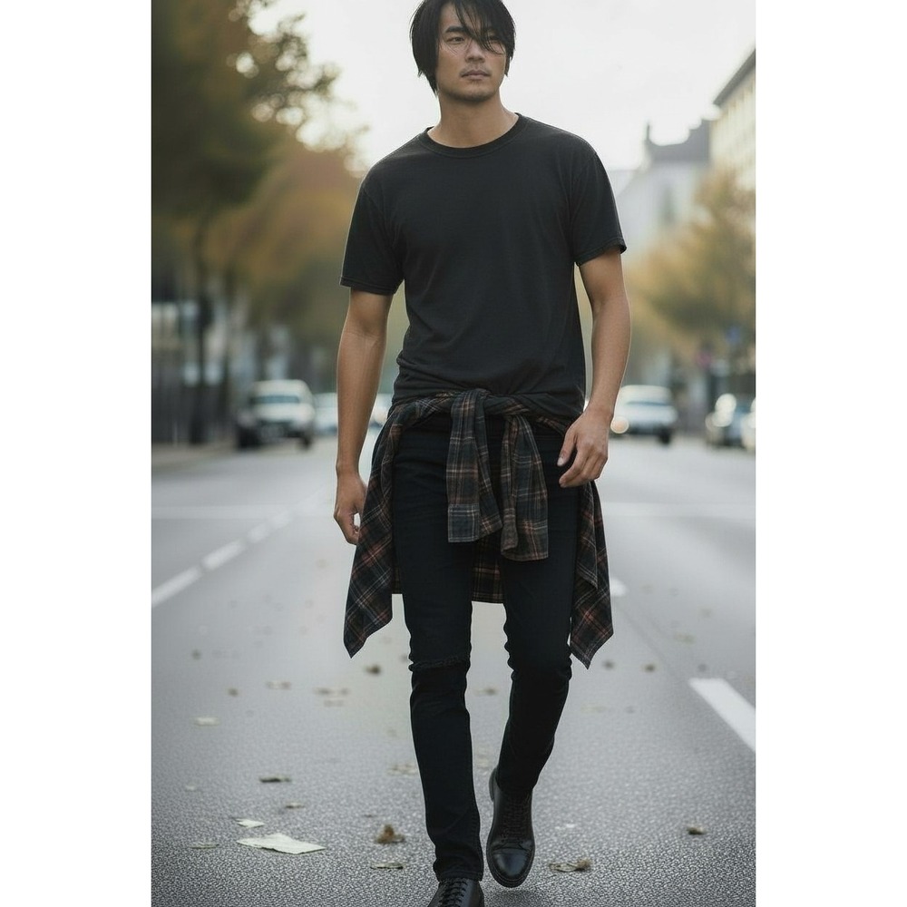 COS Men's Black‎ Tapered Jeans 28X32 NWT Full Length Minimal Neutral Button $135